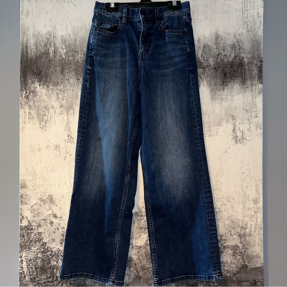 Kate Spade Dark Blue Jeans with Gold Accents
